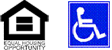 Equal Housing Opportunity - Wheelchair Accessable
